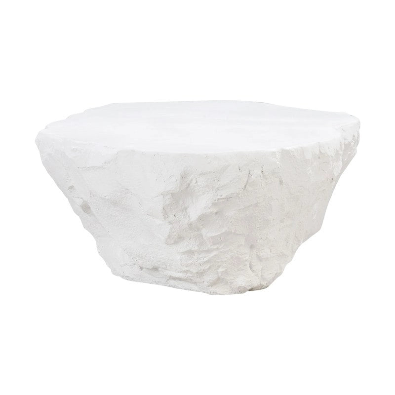 Table Basse en Béton Façonné Main Intérieur & Extérieur - Bord Naturel