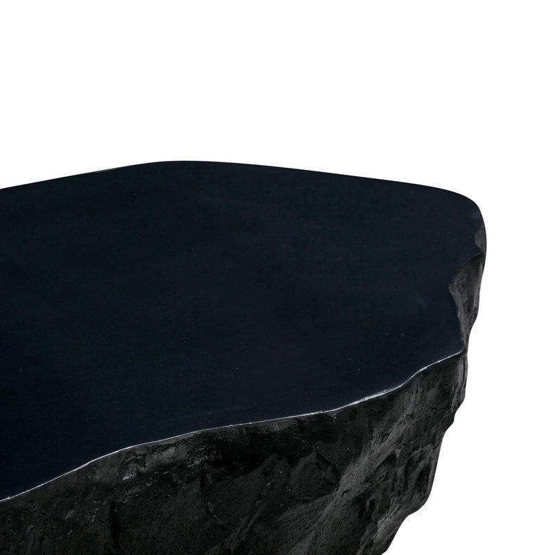 Table Basse en Béton Façonné Main Intérieur & Extérieur - Bord Naturel