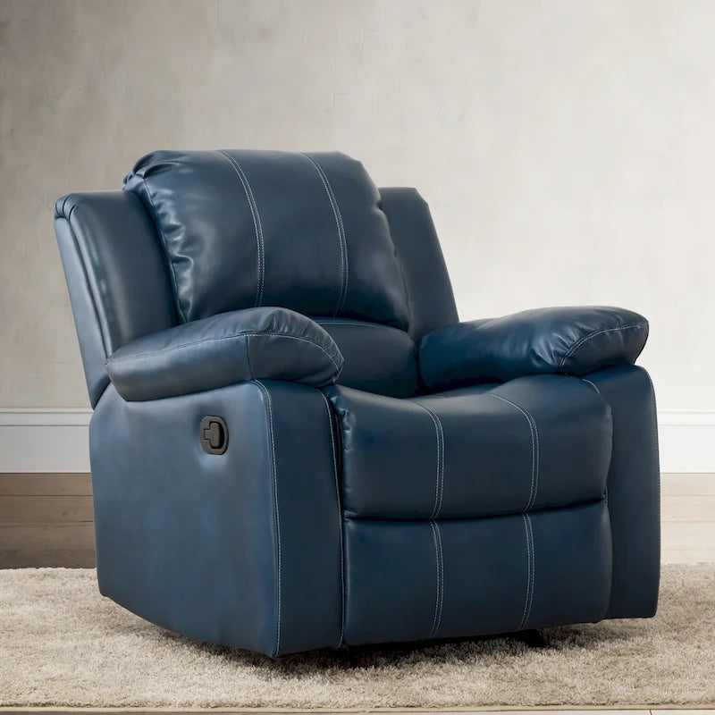 Fauteuil inclinable en cuir gel pour salon