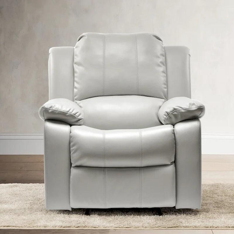 Fauteuil inclinable en cuir gel pour salon