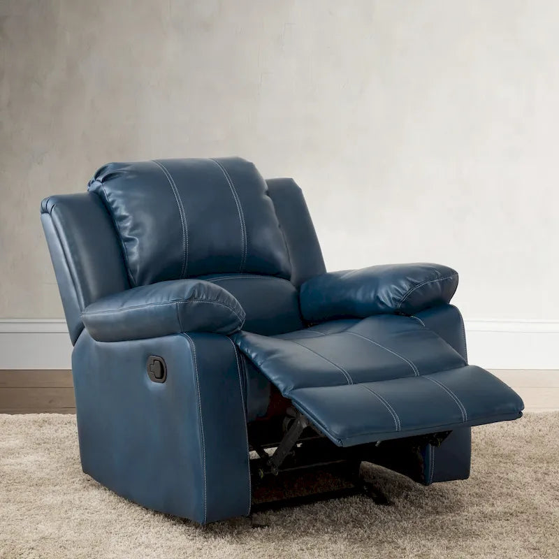 Fauteuil inclinable en cuir gel pour salon
