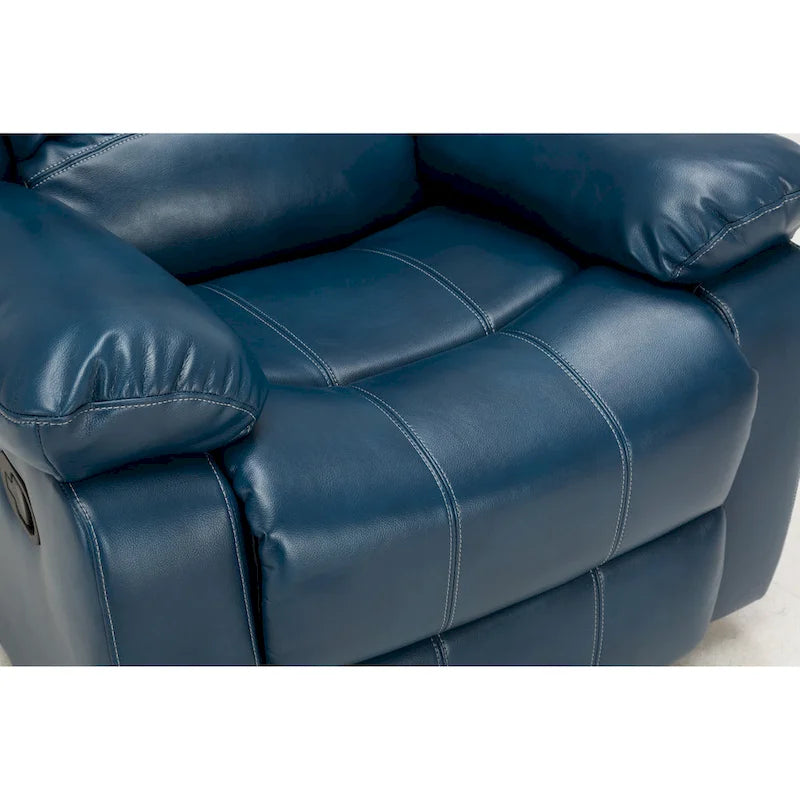 Fauteuil inclinable en cuir gel pour salon