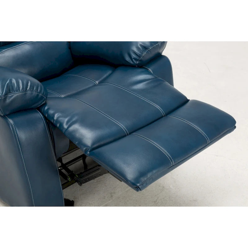 Fauteuil inclinable en cuir gel pour salon