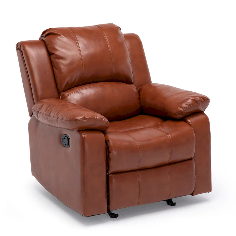 Fauteuil inclinable en cuir gel pour salon