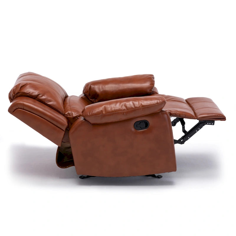 Fauteuil inclinable en cuir gel pour salon