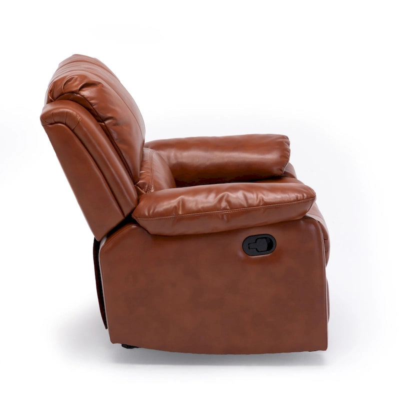 Fauteuil inclinable en cuir gel pour salon