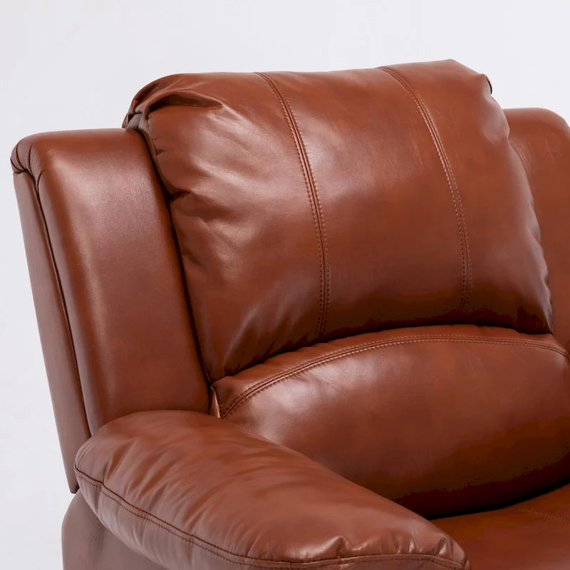 Fauteuil inclinable en cuir gel pour salon