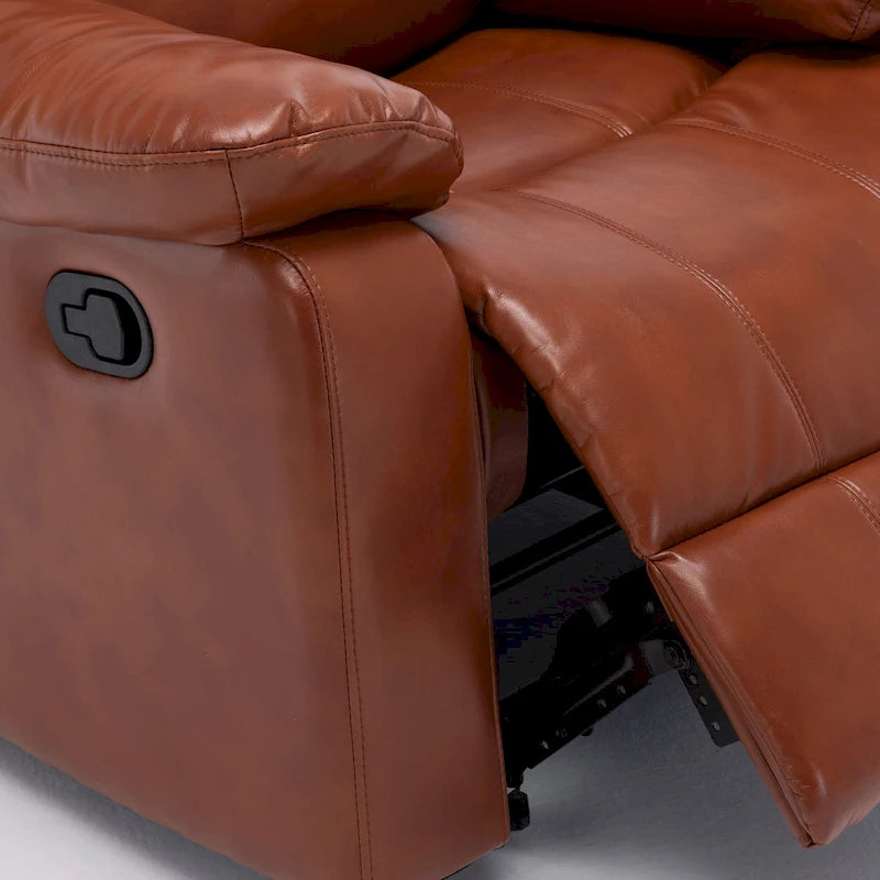 Fauteuil inclinable en cuir gel pour salon