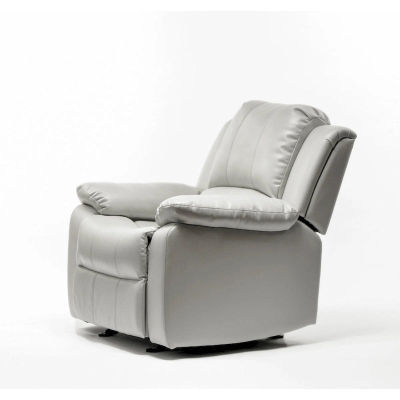 Fauteuil inclinable en cuir gel pour salon