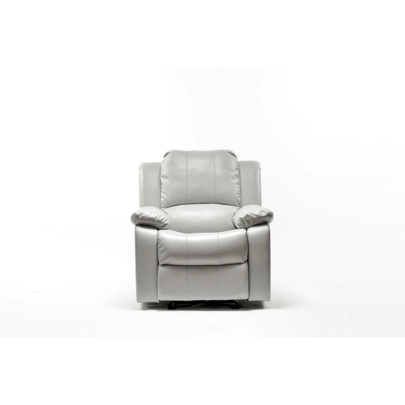 Fauteuil inclinable en cuir gel pour salon