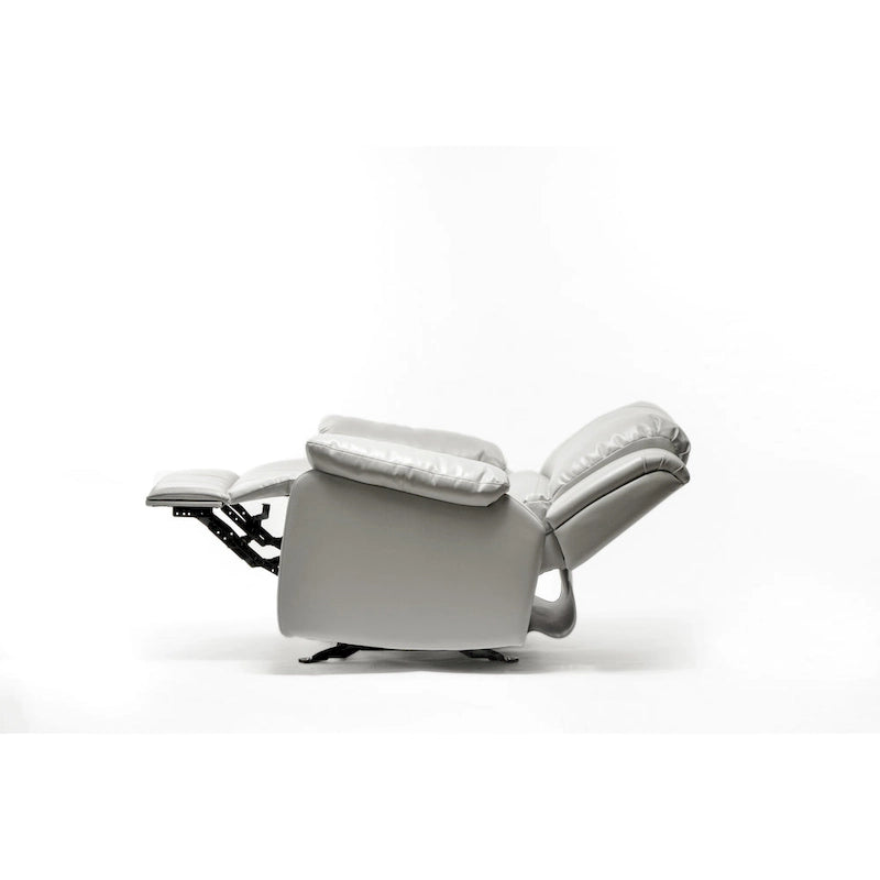 Fauteuil inclinable en cuir gel pour salon