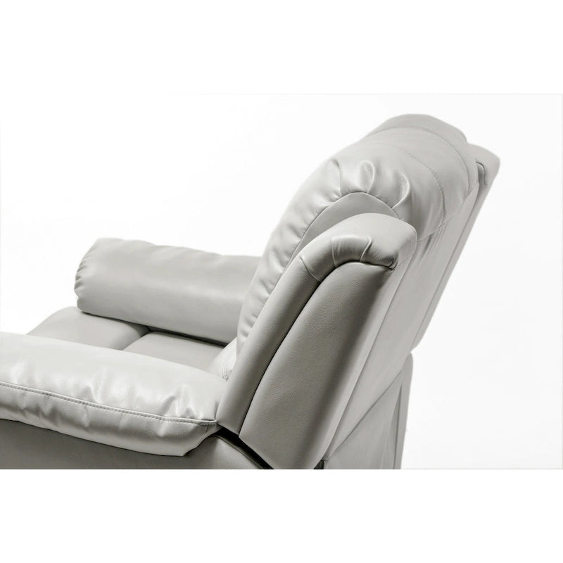Fauteuil inclinable en cuir gel pour salon
