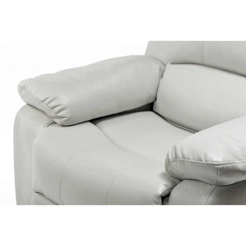 Fauteuil inclinable en cuir gel pour salon