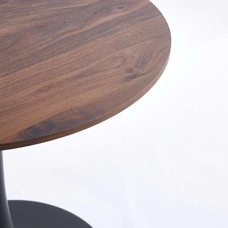 Table à manger ronde sur pied Tulipe de 80 cm – Pour 2 à 4 personnes