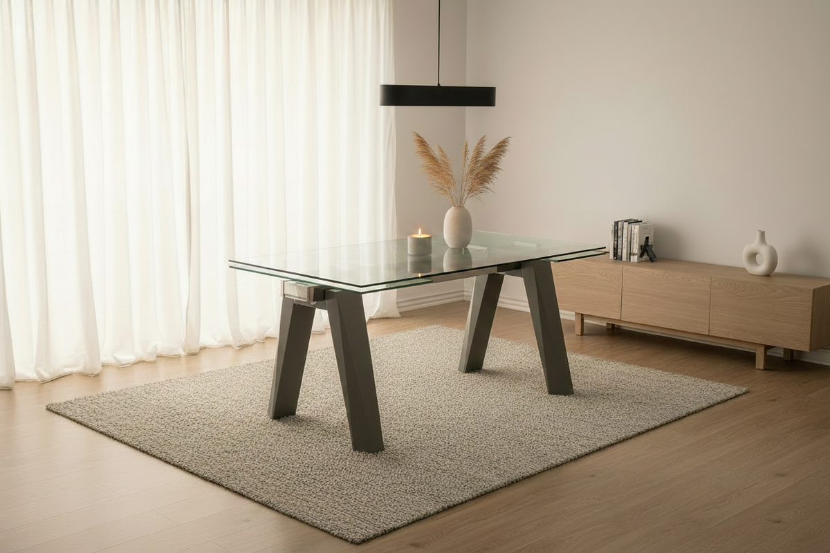 Glass Dining Table – Enriched Minimalist Interior